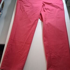 The Talbots W-Curvy Slim Ankle 16W Pink jeans